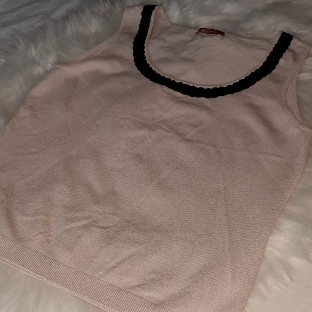 Anne Klein Scoop Knit Sleeveless Top